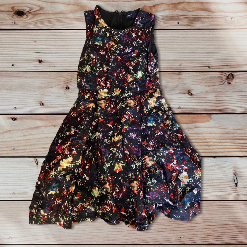 GAP Multicolor Skater Dress W/ Pockets